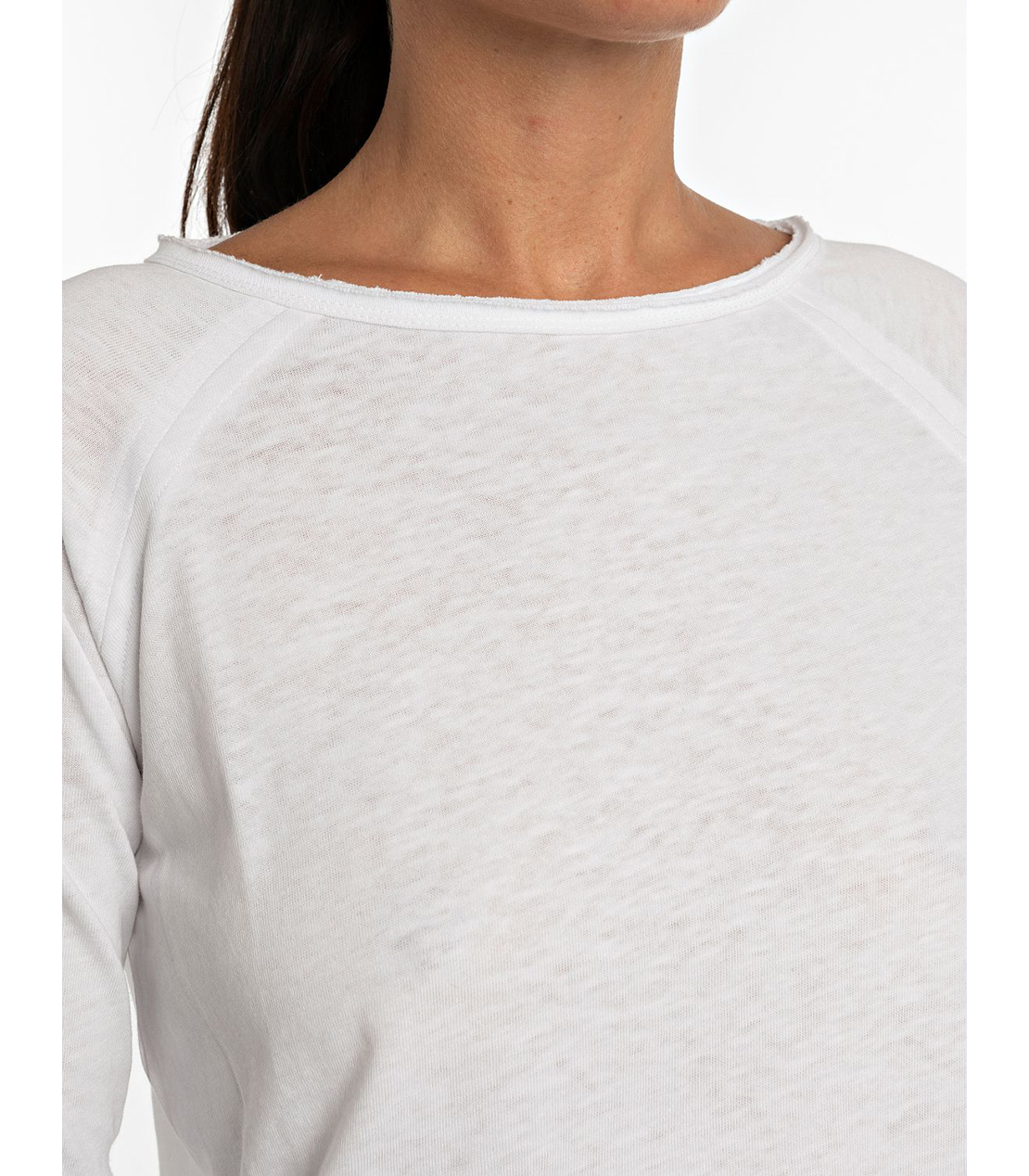 ロングラグランスリーブTシャツ 詳細画像 ホワイト 3